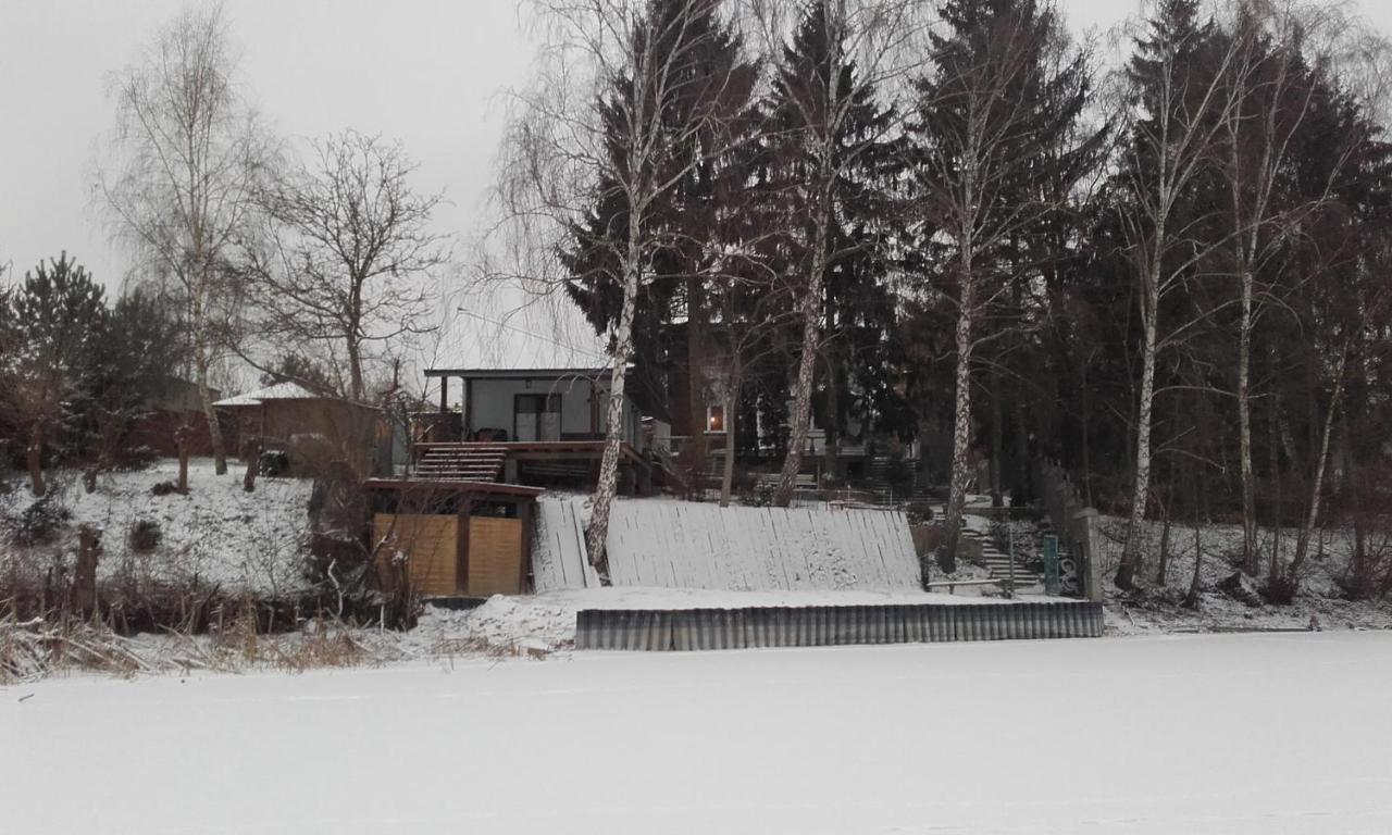 Domek Nad Jeziorem Łąck Bagian luar foto
